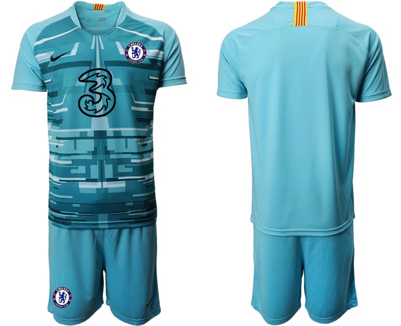 Men 2020-2021 club Chelsea lake blue goalkeeper Soccer Jerseys1->chelsea jersey->Soccer Club Jersey